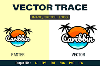 perfectly vector tracing restore logo or image in vector