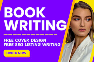 be your ebook writer for amazon kindle books
