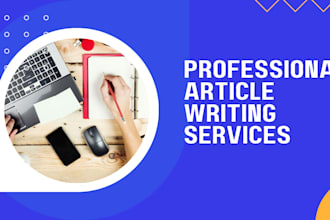 provide professional article writing services