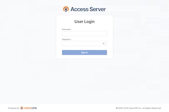 setup a secure openvpn server with web management interface