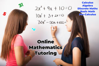 online tutor math precalculus, calculus, and trigonometry
