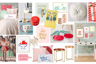 create a trend and mood board