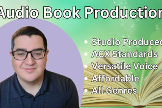 voice and produce your audiobook at acx standards