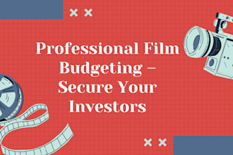 create professional film budgets, script breakdowns and schedules for investors