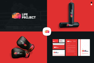 do creative brand logo design with brand identity