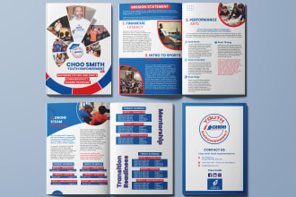 design smart, educational brochure  annual report, proposal, company profile