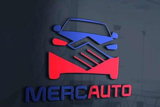 design automotive, creative car dealer logo