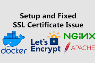 setup and fix the SSL issues for the docker container