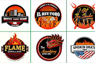 design an eye catching grill or BBQ logo