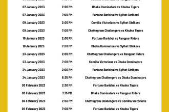 create scheduled poster for your event or business