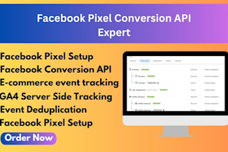 fix or setup facebook pixel conversion API ga4 with GTM , ios 14 update
