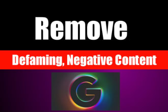 remove negative infringing content from google search and images under dmca