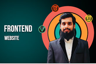 build a professional frontend website in vue js