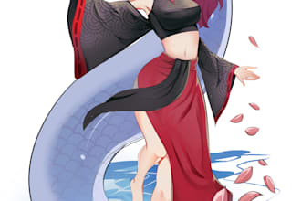draw nsfw or sfw digital art, anime, fanart, illustration