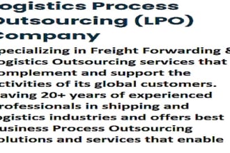 help in back office setup for freight forwarding and logistics process