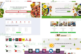 custom design restaurant online food ordering system website