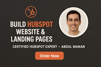 build hubspot websites or hubspot landing pages