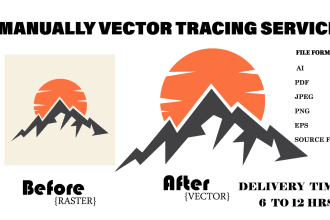 do manual vector tracing