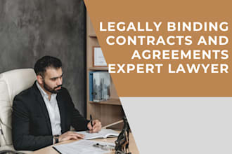 be your online lawyer for contracts and agreement