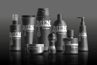 create product label design and packaging design