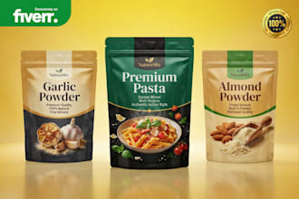 do product packaging design, pouch design and bag design