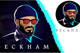 create face logo, cartoon mascot vector avatar portrait for you in 24 hours
