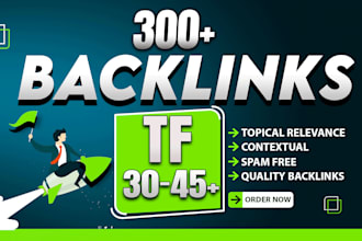 make high trust flow tf seo contextual backlinks