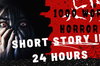 ghostwrite a 1000 word horror story in 24 hours