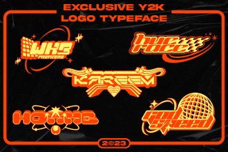 do exclusive y2k logo design for your brand