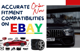 do amazon ebay motors listings with valid wheel fitment for car or truck