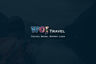 create incredible adventure mountain, hiking, tourism, travel agency logo design
