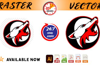 raster to vector tracing or convert to vector ai perfectly