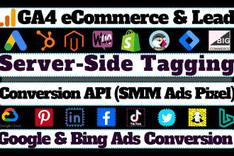 setup server side conversion tracking and custom event conversion API capi