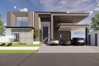 draw 2d plans and 3d modelling of buildings on revit