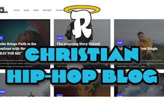 post your christian rap song on a blog