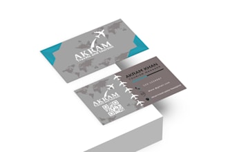 design business card modern unique and qr cards by canva and others