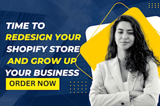 redesign shopify store for enhanced sales and SEO performance