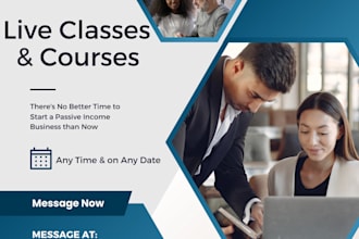 give you google adsesne and blogging course through live classes