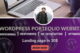 build recent wordpress portfolio business and personal resume websites