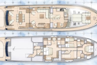 colour render your floor plan or elevation, yachts and houses