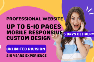 create wordpress informative website, portfolio website, logistics website