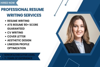 write, edit your executive CV, resume, cover letter