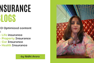 help in insurance blog writing