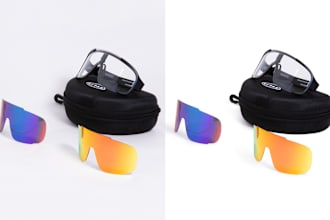 do amazon product photography editing, background removal, white and cut out