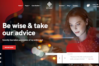 advisor,financial,consultant agency, corporate website