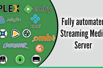 setup fully automated linux apps and media server
