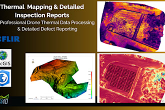 solar inspection, drone mapping and thermal analysis