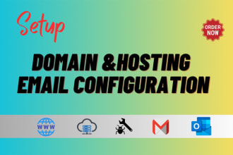 expertly domain hosting setup with email configuration