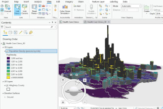 make gis maps using arcgis, arcmap, qgis