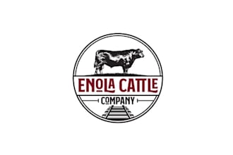 design good looking beef cattle logo
